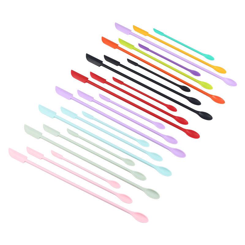 Mini Silicone Spatula and Bottle Scraper Set - 3 Pieces