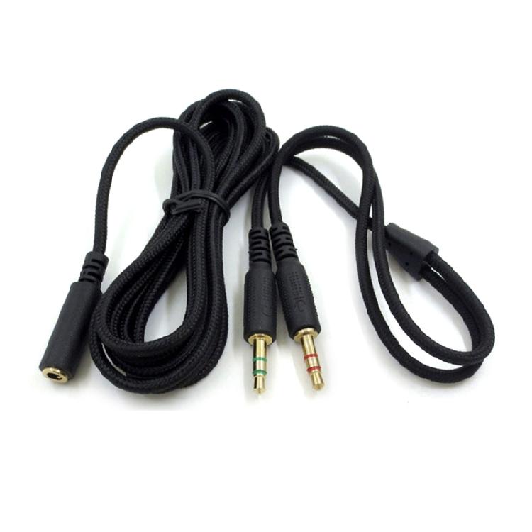 3.5mm Male to Female Headphone Extension Cable Easy Connection for Headset