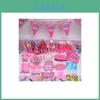 Schattig My Little Pony Meisjes Thema Servies Voor Feestelijke Verjaardagsfeest Decoratie