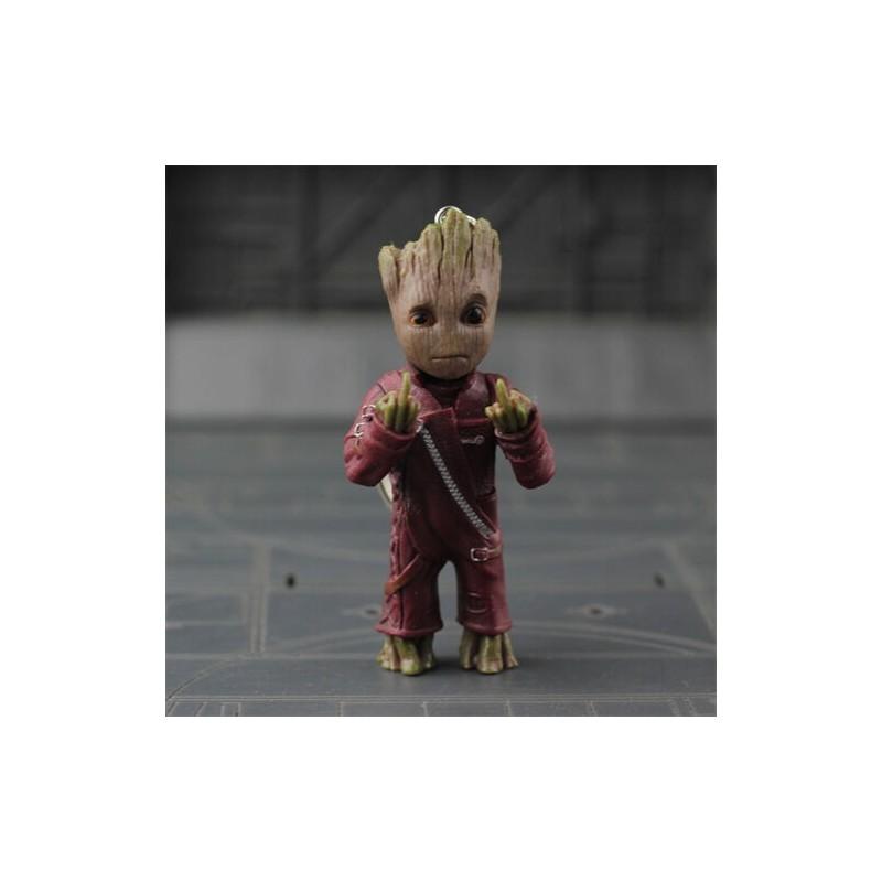 Cute Guardians Of The Galaxy Vol2 Baby Groot Pvc Key Chain Figurine For Collectors