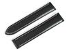 King Watch Strap Compatible with Omega D Buckle Calf Belt Cowhide Black Mm [Import Original] 20/18