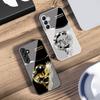Handsome Pink Phoenix For Samsung A73 72 71 A70 56 55 54 A53 52 51 A50 42 A35 A34 33 32 31 26 25 24 23 22 30 Glass Phone Case