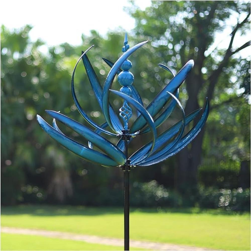 Windmills Wind Spinners Outdoor - Extra Large Outdoor Metal Wind Sculptures Spinners with Stake, for The Yard Garden, Yard Art Garden Lawn Decor