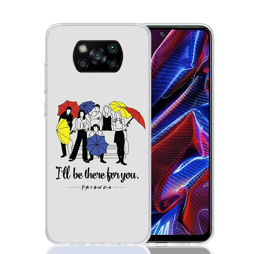 Friends Tv Show Funny Family Case Phone Cover for Xiaomi Redmi Note 10 9 9S 8 8T 7 5 Pro Mi 12T 11T 10T 9T 12 11 Lite A3 A2 Tren