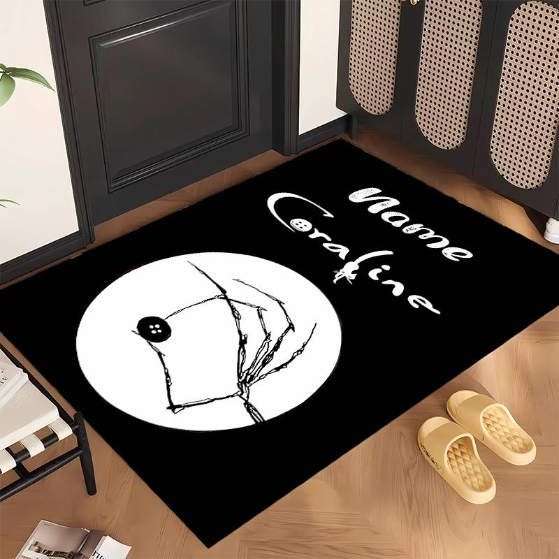 Coraline (1) Personalized Name Office Carpet Stylish Decor for Living Room Bedroom Kitchen