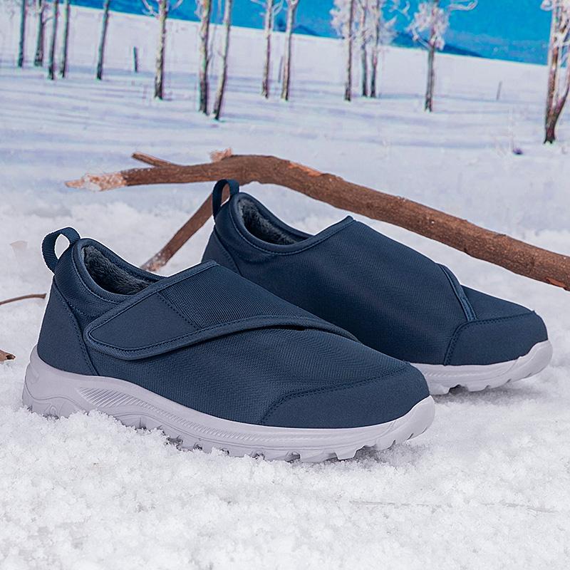 Fashion Men Shoes Wide Barefoot Winter Warm Orthopedics Wide Feet Swollen Walking Casual Shoes Thumb Eversion Adjusting Soft Sneakers