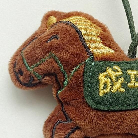 Taschenanhänger Cartoon Pferde Puppe Hängeornament Pferd Tierkreis Brosche Taschen Schlüssel
