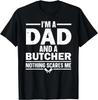 Funny Butcher Art For Men Dad Meat Cutter Butchery Butcher Gift Unisex T-Shirt