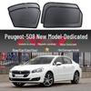 Peugeot 508 Magnetic Blackout Sunshade Curtains - Heat Insulation & Light Blocking