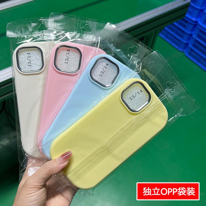Metal little fat girl is suitable for iphone11 mobile phone case 11ProMax simple 11 silicone 11 Apple 11 protective case