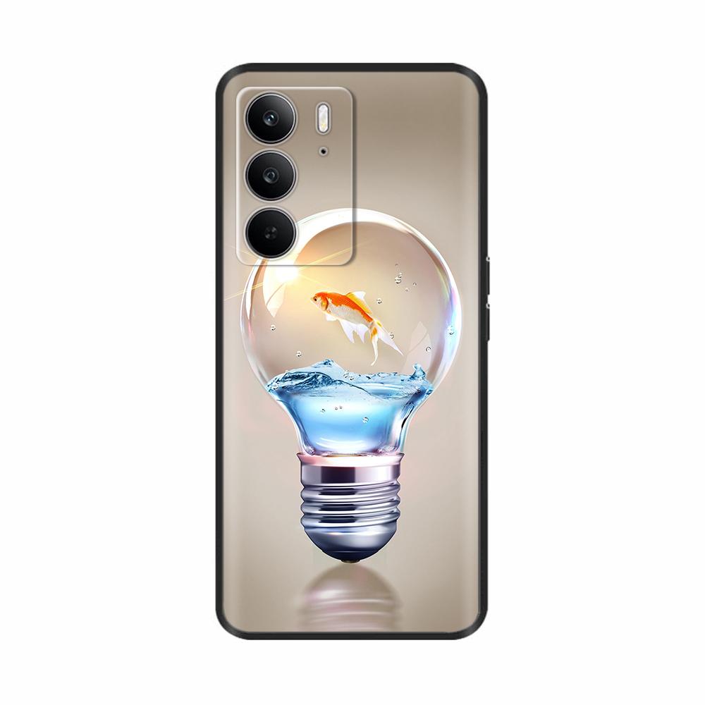 For Realme 14x 5G Case Fashion Flower Cartoon Soft Silicone Back Cover For Oppo Realme 14x 5G 14 X Phone Cases Protective Fundas