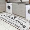 Farmhouse 20"X47" Non Slip Waterproof Laundry Floor Mat Durable Entrance Rug for Kitchen Floor Laundry Room Bathroom Hallway Entryway Area Rugs