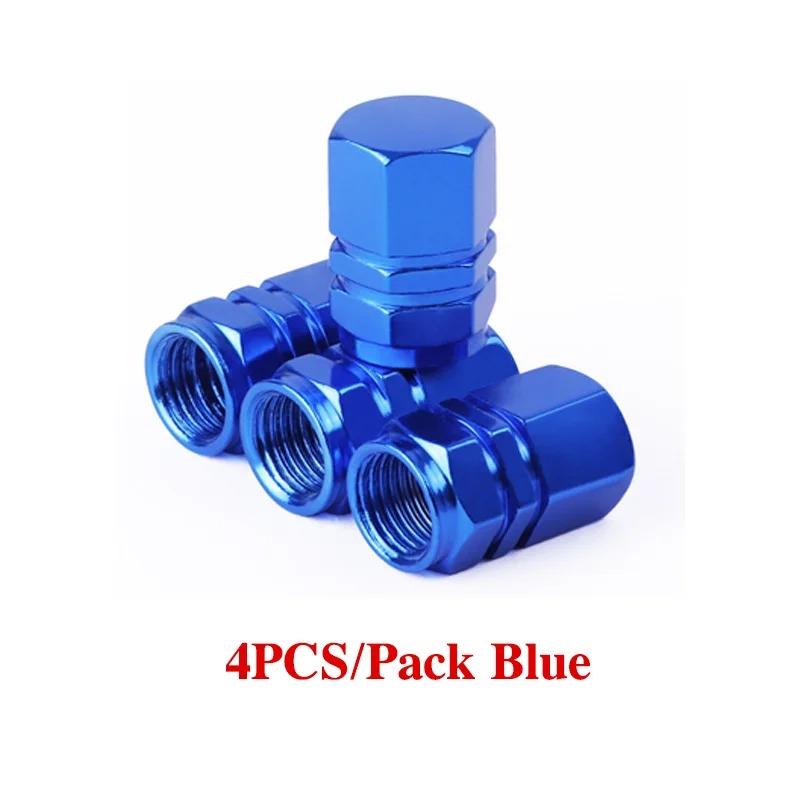 4/8PCS/pack Car Tire Valve Stem Caps Auto Wheel Decoration Metal Alloy Nut Tyre Airtight Screw Cover Car Accessories Universal