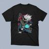 Hatake Kakashi Naruto Anime Tshirt Character Unisex Black Cotton S5XL