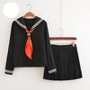 British Academic Style Cosplay Sailor Suit Anime School JK Uniform Set Japanese and Korean Style Blazer Pleated Skirt 2-Piece Set