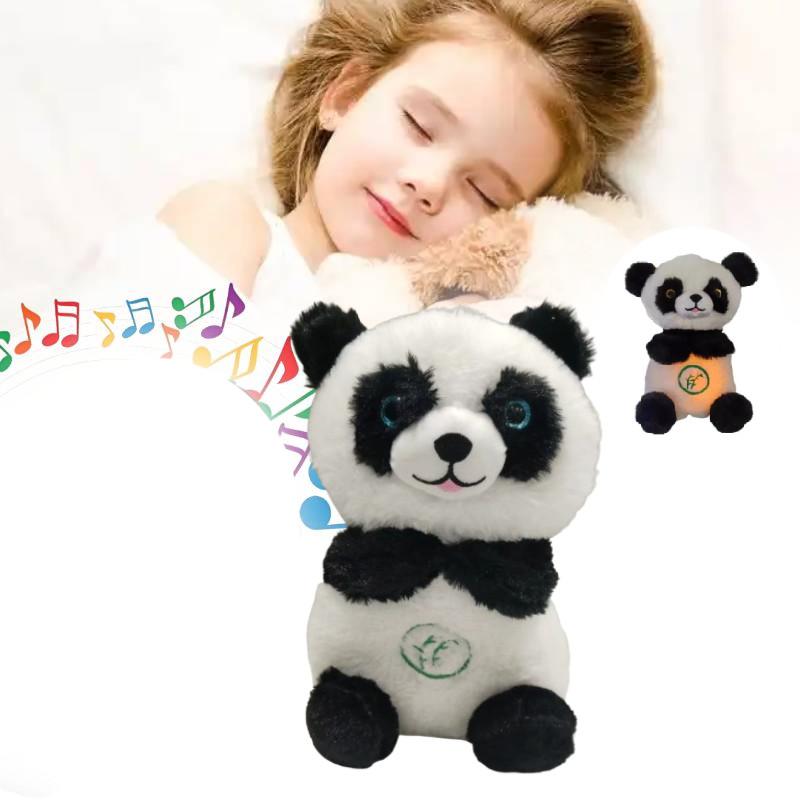 Breathing Panda Plush Toy For Babies With Music And Soothing Features For Infant Comfort