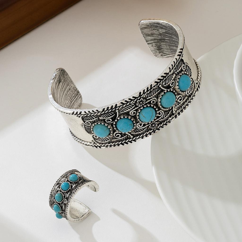 Ensemble Bracelet Bague Vintage