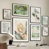 Forest Flower Birds Leaves Abstract Landscape Posters & Prints Wall Art Canvas Painting Pictures For Living Room Hotel Bar Decor