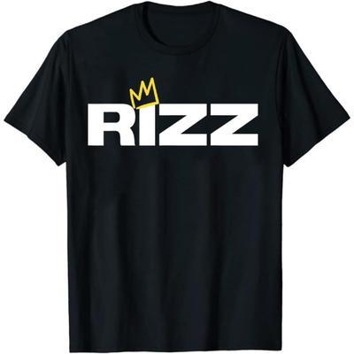 Gololl Rizz Krone T-Shirt Lustiges Grafik-T-Shirt Rizzler Rizzing Neuheit T-Shirt für Männer Frauen