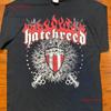 Hatebreed Metal Stampa Grande Logo W Stelle Mattutine Maglietta Nera Taglia Xl Nuova Senza Etichette Vintage Traspirante Alla Moda Casual