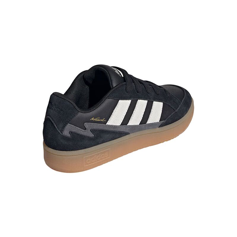 adidas Wcard Adv Synthetic Leather Comfortable Thin Sole Non-Slip Wear-Resistant Low-Top Skate Shoes Unisex Sneaker Black JR8359