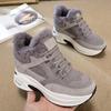 Est Women'S Winter Sneakers Warm Fur Chunky Sneakers Platform Plush Casual Shoes Woman Comfort Ladies Wedge Sneakers Feamle 358