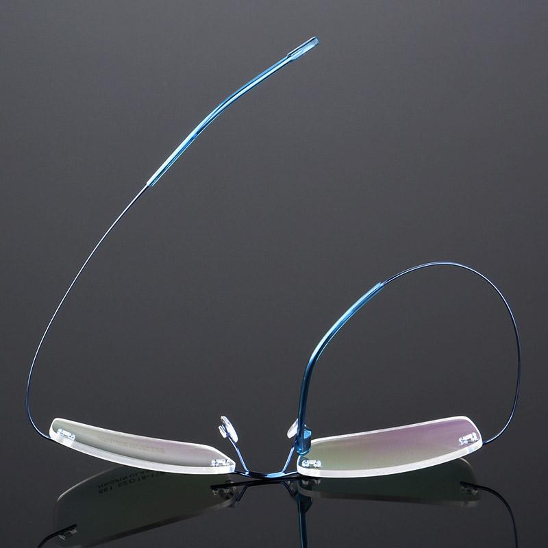 Κράμα τιτανίου Super Elastic Rimless Γυαλιά Ανδρικά Γυναικεία Unisex Γυαλιά χωρίς πλαίσιο Μόδα Επαγγελματικά γυαλιά Προστασίας ματιών