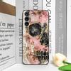 Coque de téléphone imprimée Fleur de Nuit Gothique Rétro Tête de Mort pour Samsung Galaxy S26 S25 S24+ S23 Ultra S22 Plus S20 S21 FE Housse Souple