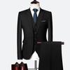 Business Suit Men's Suit Three-piece British Slim Wedding Dress Multicolor Plus Size Suit Best Man Suit
