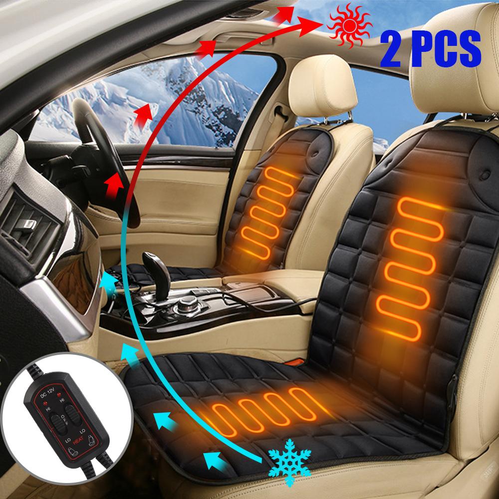 Auto Accessories Heated Car Seat Cushion Cover Hot Keep Warm 12V Universal Electric Seat Heater Heating Seat Cushion Winter Household Cushion
