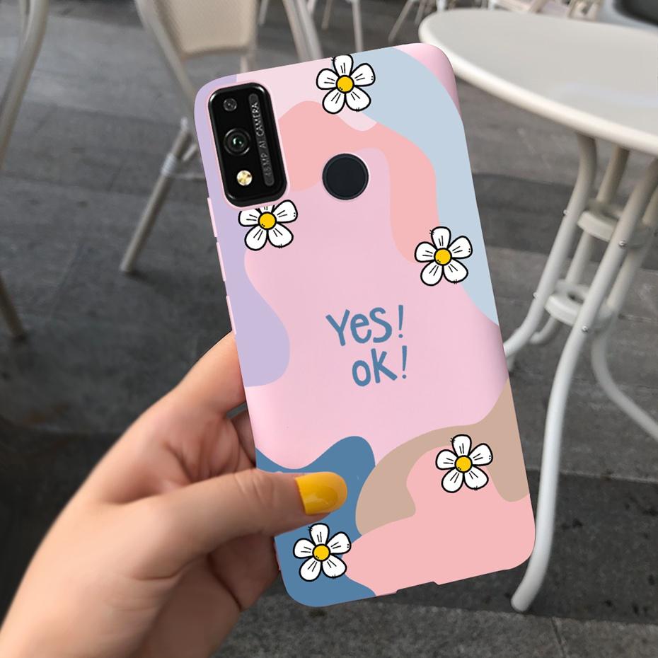 Für Honor 9X Lite JSN-L21 Handyhülle Honor 9X STK-LX1 Schöner Druck Macaron Silikon Weiche Hüllen Abdeckung Für Honor9X 9 X Lite