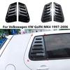Dla Volkswagen VW Golf4 MK4 1997-2006 Samochód Tylna Szyba Żaluzja Ozdobna Osłona Tylna Roleta Boczne Trójkątne Zestawy Karoserii Akcesoria Samochodowe