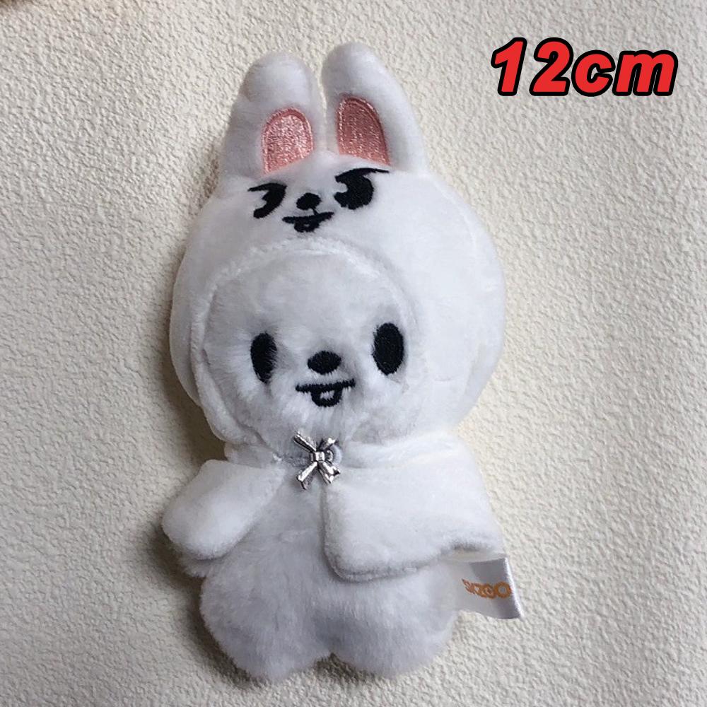 * Plush Toys 10cm Stray Kids Plush Wolf Chan Cartoon Stuffed Animal Plushies Doll Kawaii Companion for Kid Adults Fans Gift