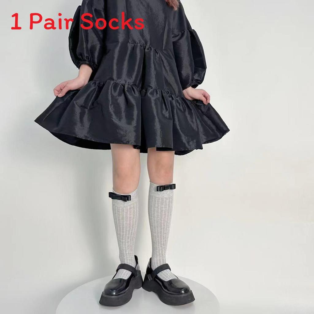 Spring Summer Ballet Style Cotton Ankle Socks With Bow For Teens And Adults