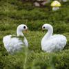 DIY Fairy Garden Ornaments Micro Landscape Home Decor Swan Figurine Miniature Animal Goose Model