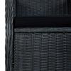 9 Piece Garden Dining Set with Cushions Poly Rattan Dark Grey
