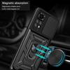 For Xiaomi Redmi Note 11S Case Armor Shockproof Ring Holder Slide Window Lens Protection Phone Cover For Redmi Note 11 Pro Cases
