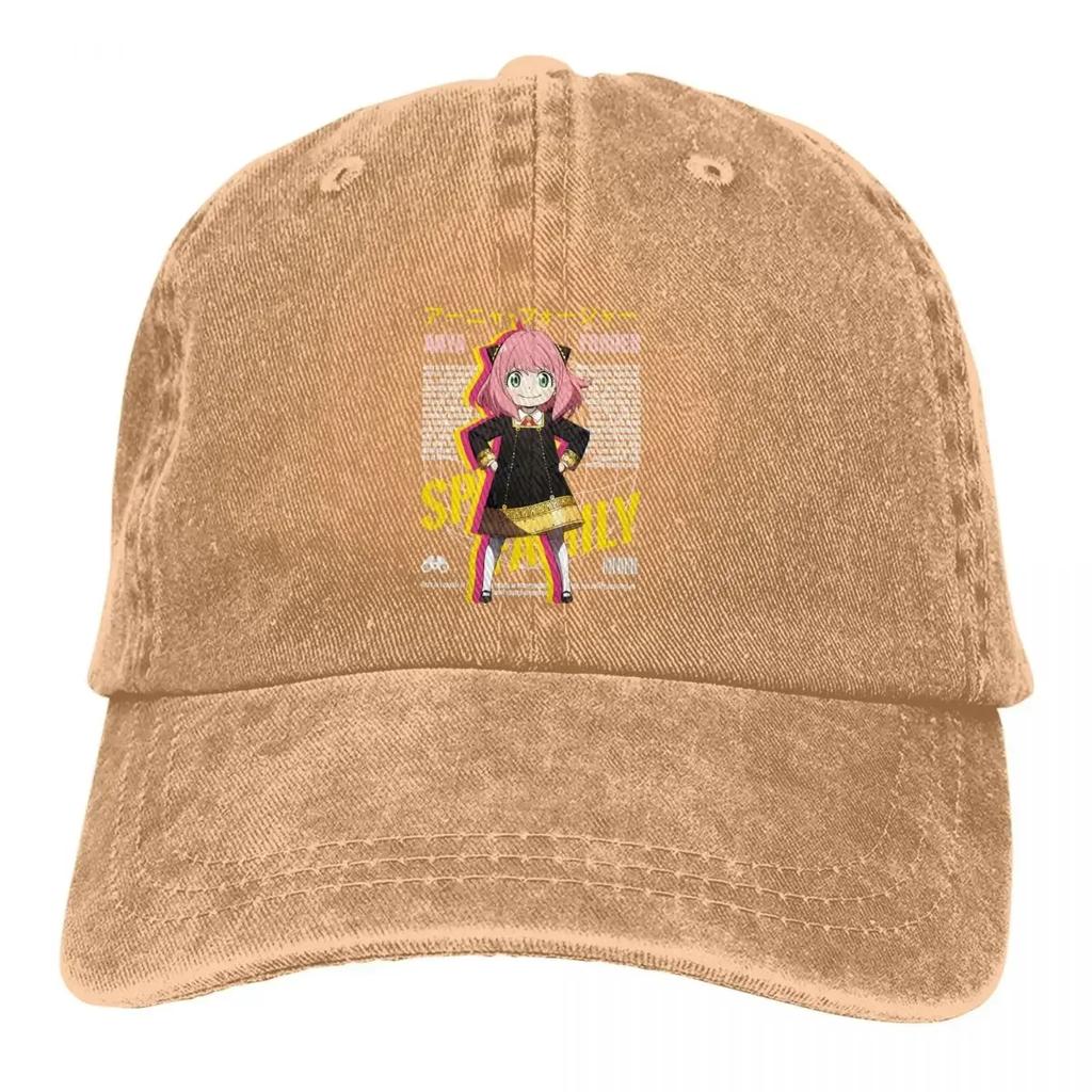 Anya Streetwear Style Baseball Caps Peaked Cap Spy X Family Anime Sun Shade Cowboy Hats for Men Trucker Dad Hat