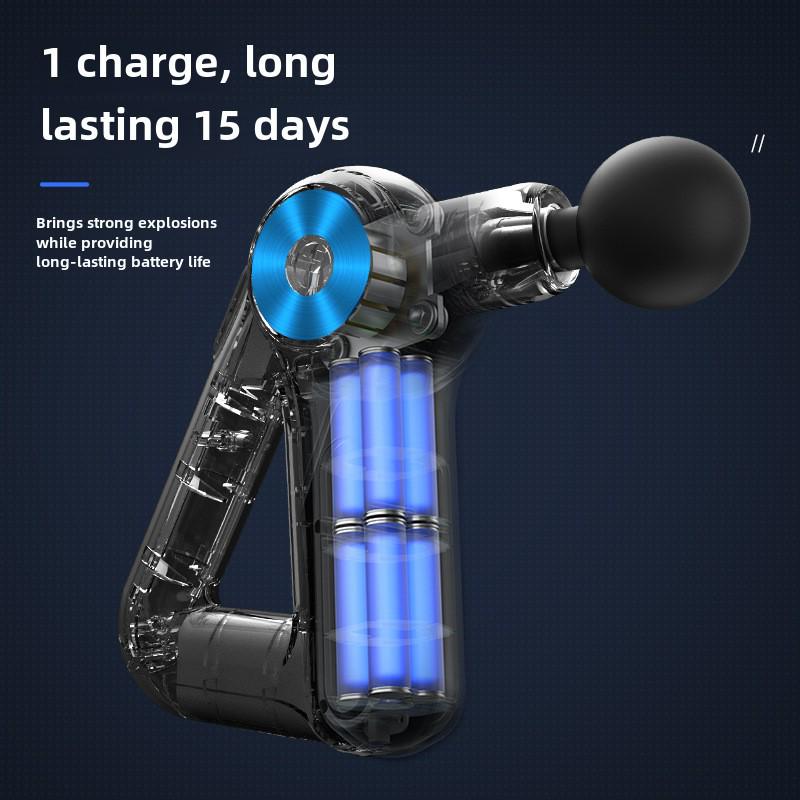 Electric Triangle Fascia Massage Gun for Muscle Relaxation and Fitness