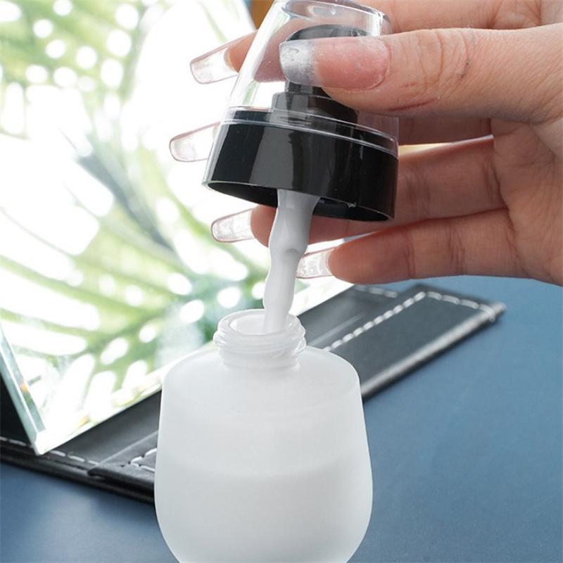 Vacuum Frosted Glass Bottle Empty Refillable Container 30ml Makeup Cosmetic Face Cream Lotion Jar Ointments Pump Travel Bottle