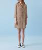 Boyeon Linen Long Jacket Mini Dress Check 021A