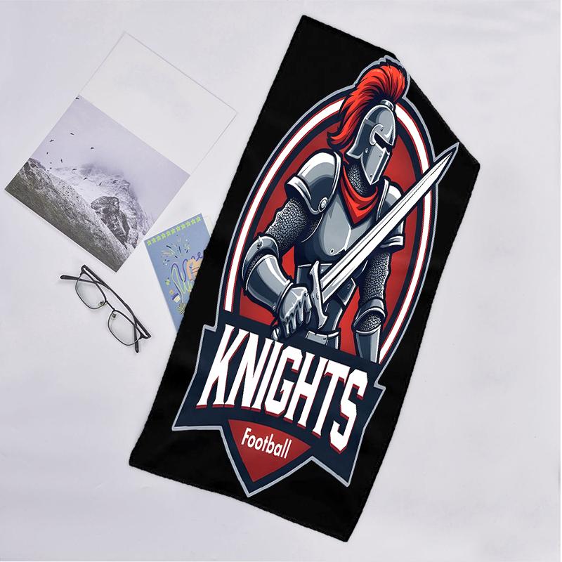 Knights Fashion Beach Towel: Ideal for Summer Adventures Soft, Absorbent and Quick Drying Suitable for Swimming and Bathing