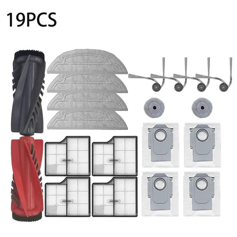 Roborock Saros 10/Roborock S9 MaxV Ultra Robot Vacuum Spare Parts Main Side Brushes Mop Cloths HEPA Filters Dust Bags Accessorie