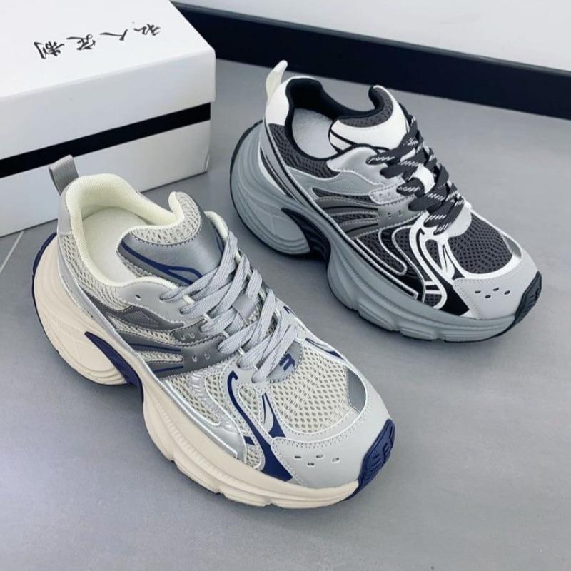 Mesh Dad Shoes Women's Autumn New Small Thick-soled Breathable Fashion Casual Sports Shoes Women