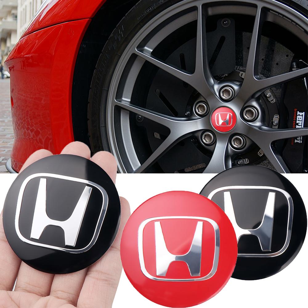 4Pcs 56/58/60/69MM For Honda Civic Jazz Adv 150 INSPIRE XR-V CR-V UR-V Fit Type R Car Wheel Center Hub Caps Covers Accessories