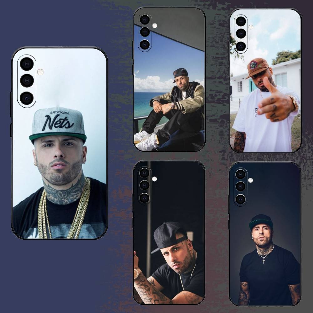 N-Nicky J-Jam Foto Phone Case For Samsung Galaxy A73,A72,A71,A70,A52,A51 Others Soft Black Cover
