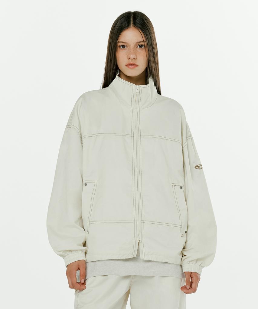 1993Studio 2Way Double Stitch Windbreaker_Cream