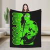 Feids Ferxxos Rapper Colombia Blanket Flannel Print   Multifunction Super Soft Throw Blanket for Sofa Office Quilt