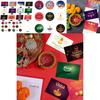 Diwali Festival Greeting Card Set With Envelopes And Stickers For Home Decor