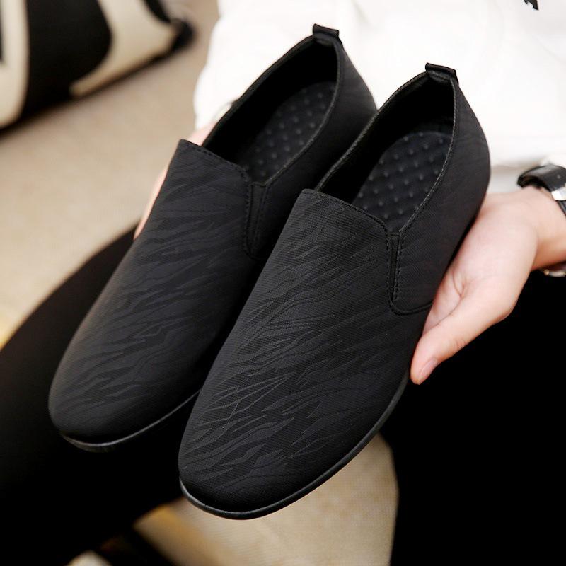 Spring Men's Casual Slip-On Canvas Shoes - Trendy, Versatile & Comfortable for Driving and Social Outings